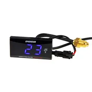 Halpa Voca Racing DIGITAL LE CIRCUIT LIQUIDE 0 - 120 C ECLAIRAGE LED BLEU Universal Lämpömittari